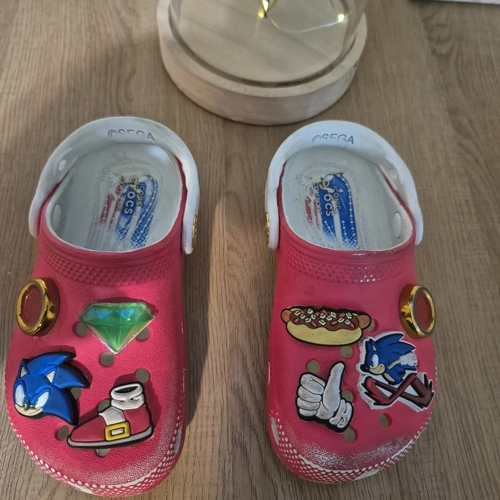Sonic Crocs with Charms